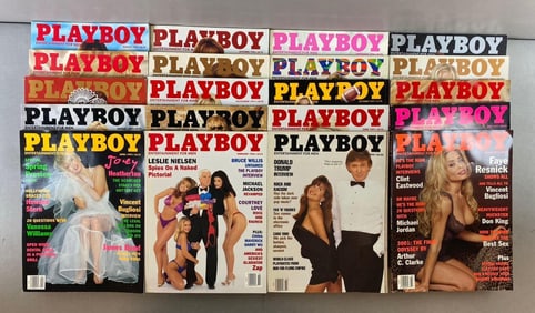 Group of 20 Playboy Magazines