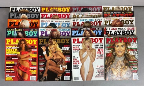 Group of 20 Playboy Magazines