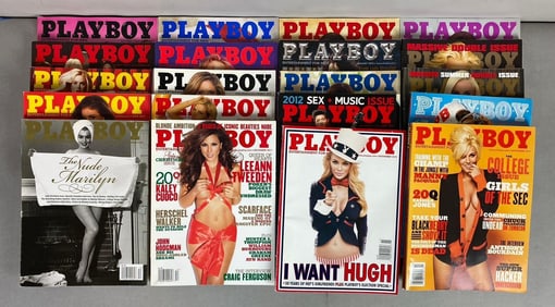 Group of 20 Playboy Magazines