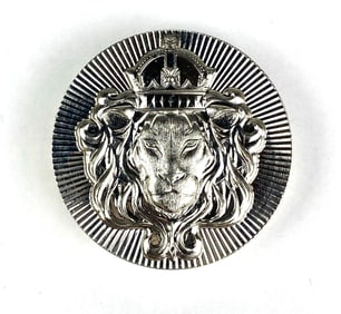 Scottsdale Mint Lion 3.22 oz .999 Fine Silver Stacker Round
