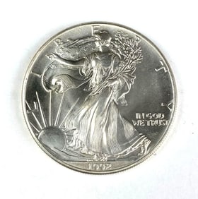 1992 US Silver American Eagle 1oz Silver Dollar