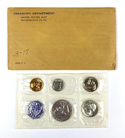 1956 US Mint Philadelphia Coin Proof Set
