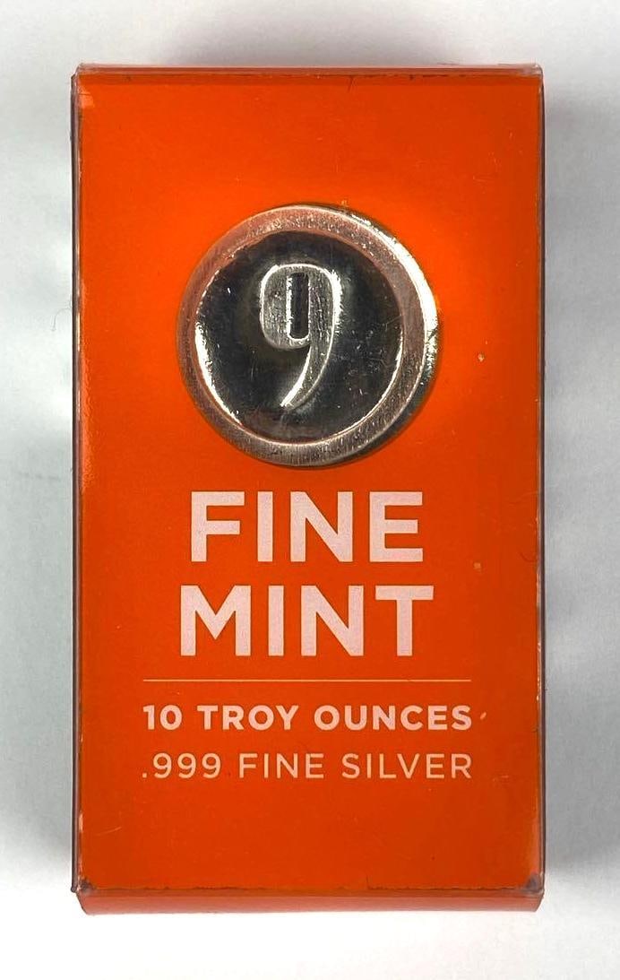 Fine Mint 10 oz .999 Fine Silver Ingot/ Bar (1 of 3)