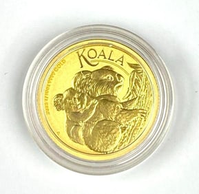 2023 Australia $15 Koala 1/10th .999 Gold Coin