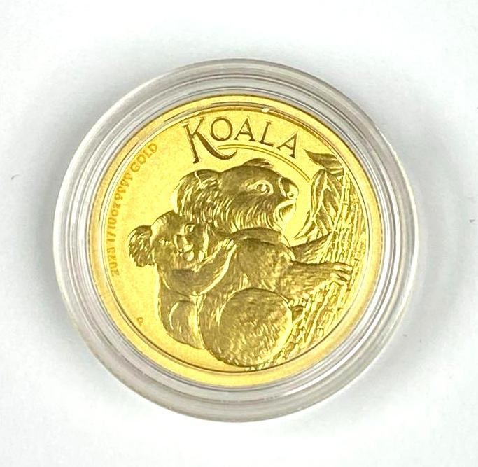 2023 Australia $15 Koala 1/10th .999 Gold Coin: 2023 Australia $15 Koala 1/10th .999 Gold Coin