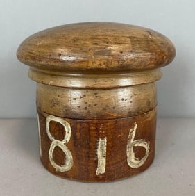 Antique Wood Milliner Hat Form