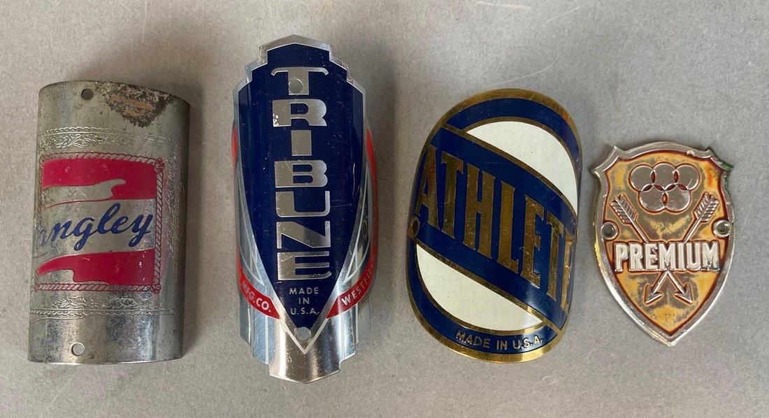 Group of Vintage Bicycle Head Badges (1 of 2)