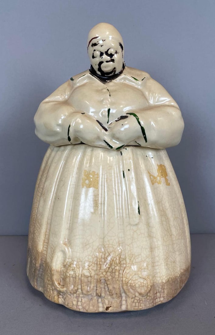 Vintage McCoy Black Americana Mammy Cookie Jar (1 of 4)