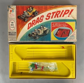 Vintage Milton Bradley Drag Strip Game