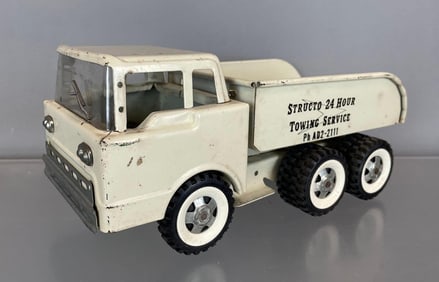 Vintage Structo Pressed Steel Towing Service Truck