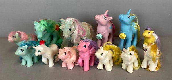 Group of 1980s Hasbro My Little Pony Figures