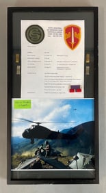 Vietnam War Identified Soldier Military Service Display