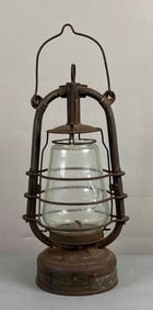 Antique Tren Kwangtable Kerosene Oil Lamp