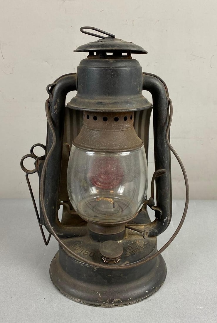 Antique No. 150 Little Supreme Kerosene Oil Lantern: Circa 1890’s. Wagon lantern. Measures 12 inches tall.