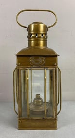 Vintage C.S.A. Brass Kerosene Oil Lantern