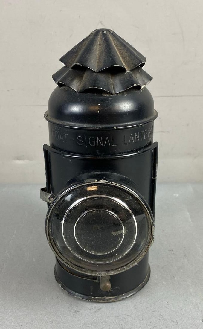 Antique Keystone Ware Boat Signal Kerosene Oil Lantern (1 of 5)