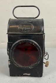 Vintage WW2 SNLW LTD Rail Road Kerosene Oil Lantern