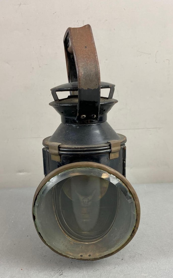 Antique 3 Color Signal Kerosene Oil Lantern (1 of 5)