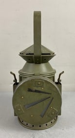 Vintage Post War Distrimetal A.B.L. 3 Signal Kerosene Oil Lantern