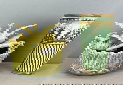 Group of 2 Vintage Art Pottery