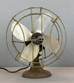 Vintage Le John Metal Desk Fan