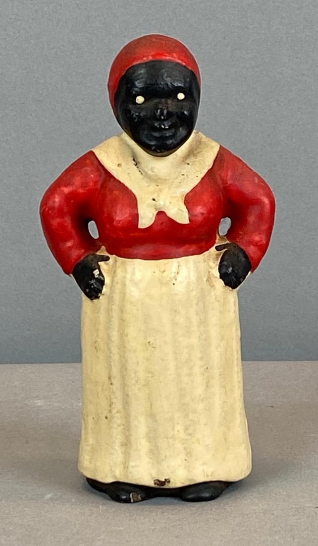 Antique Aunt Jemima Black Americana Cast Iron Coin Bank (1 of 3)