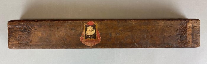 Antique Elizabeth Bas Wood Cigar Mold