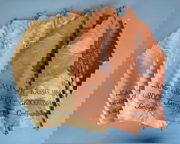 Group of Vintage KWG Co Paper Advertising Kites