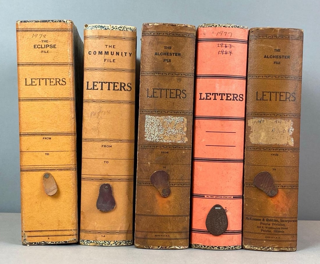 Group of 5 Vintage Letter File Boxes (1 of 3)
