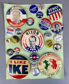 Group of Vintage US Political Buttons