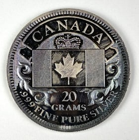 The Silver Mint Canada .67 oz .999 Fine Silver Round