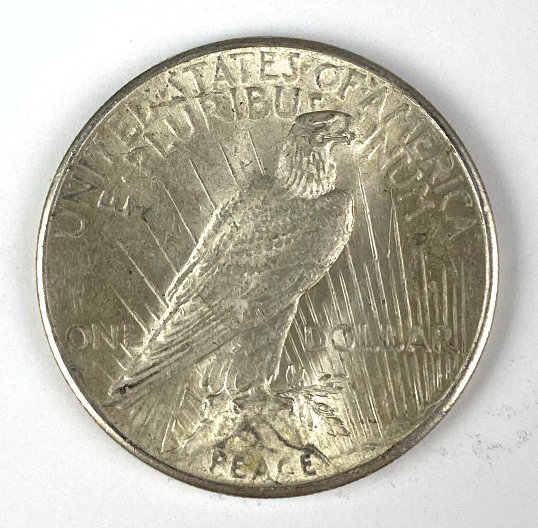 1925 US Peace Silver Dollar - 2
