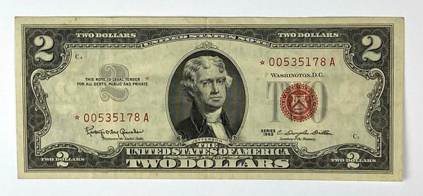 1963 Series $2 Red Seal Note