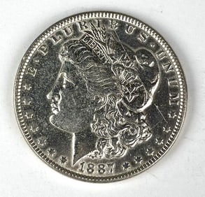 1887 US Morgan Silver Dollar