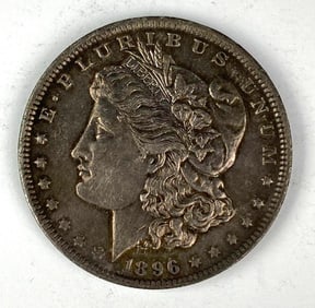 1896 US Morgan Silver Dollar