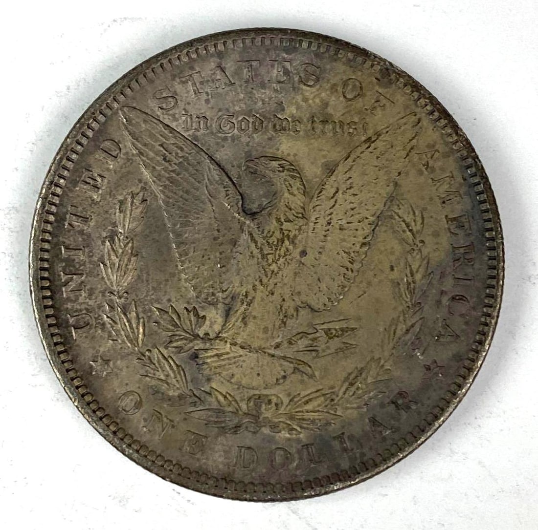 1896 US Morgan Silver Dollar - 2