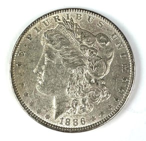 1886 US Morgan Silver Dollar