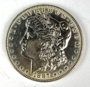 1887 US Morgan Silver Dollar