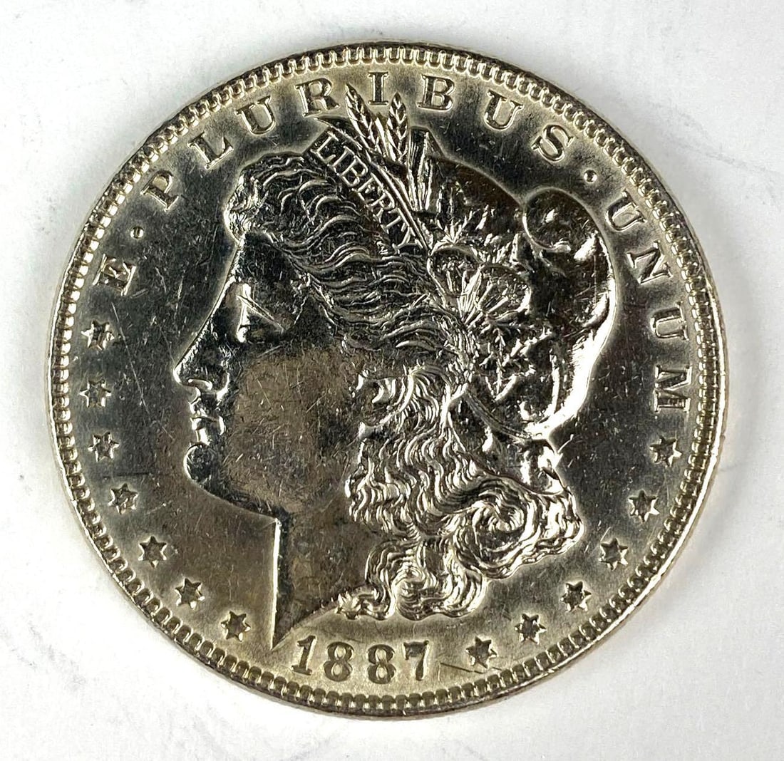 1887 US Morgan Silver Dollar: 1887 US Morgan Silver Dollar