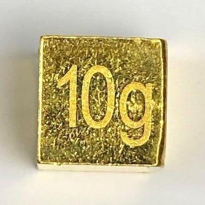Gold Money 10 Gram .999 Gold Cube: Gold Money 10 Gram .999 Gold Cube