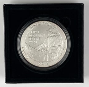 2016 US Mint ATB Cumberland Gap Kentucky 5 oz .999 UNC Proof