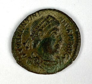 AE Follis Siscia Mint Valentinian I Ancient Roman Coin