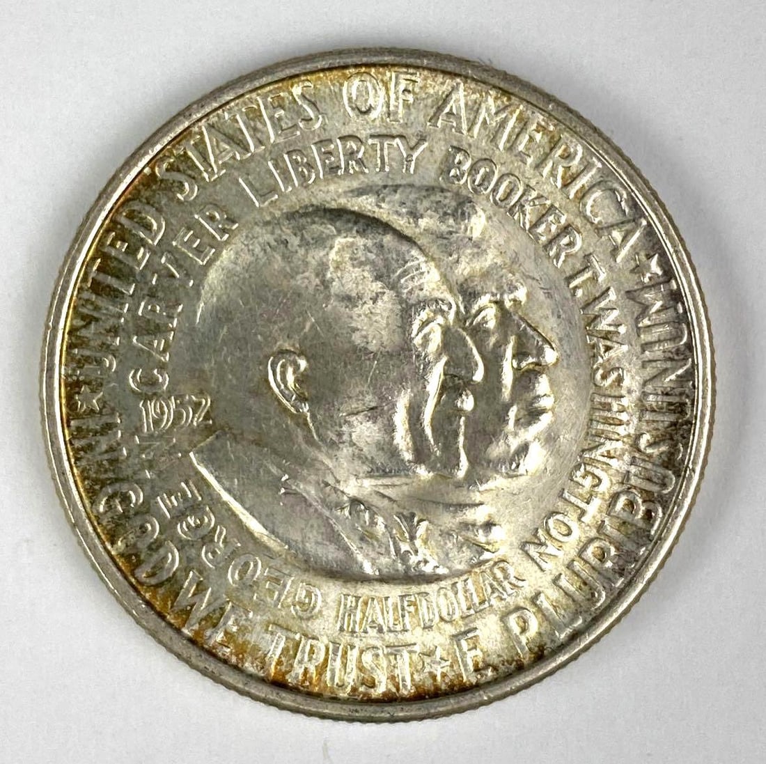 1952 Carver-Washington Commemorative Silver Half Dollar (1 of 2)