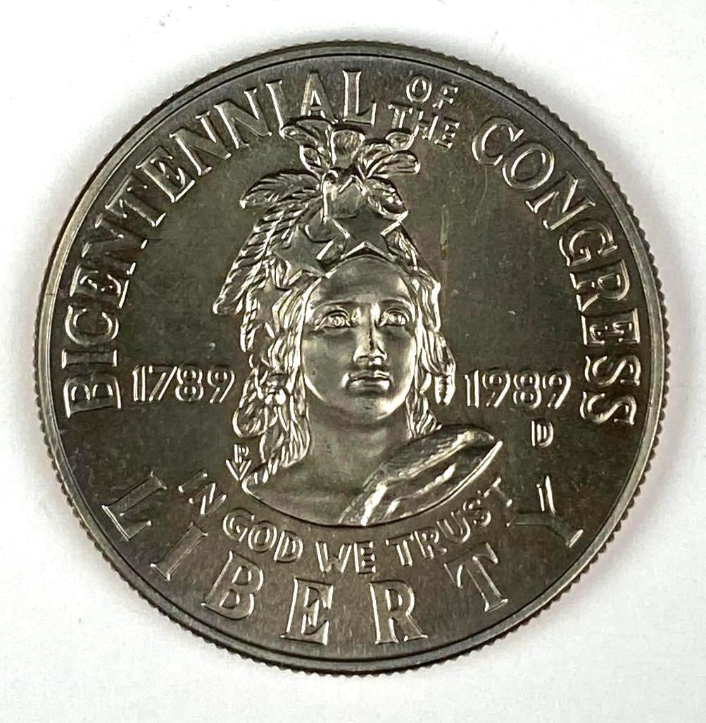 1989 US Congress Bicentennial Commemorative Half Dollar (1 of 2)