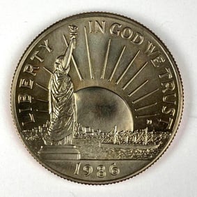 1986 US Statue of Liberty Commemorative Half Dollar