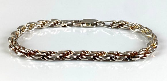 Milor Sterling Silver Italian Chain Bracelet