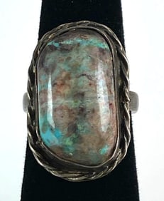 Sterling Silver Native American Turquoise Ring