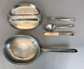 United States Military Stainless Steel Mess Kit