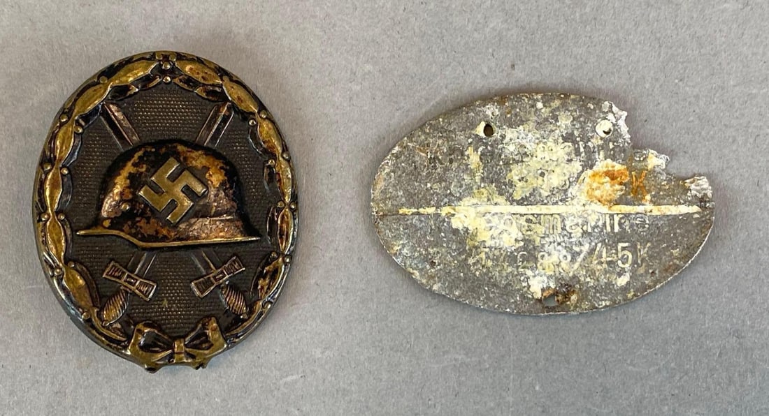 Group of 2 WW2 German Military Badges (1 of 3)