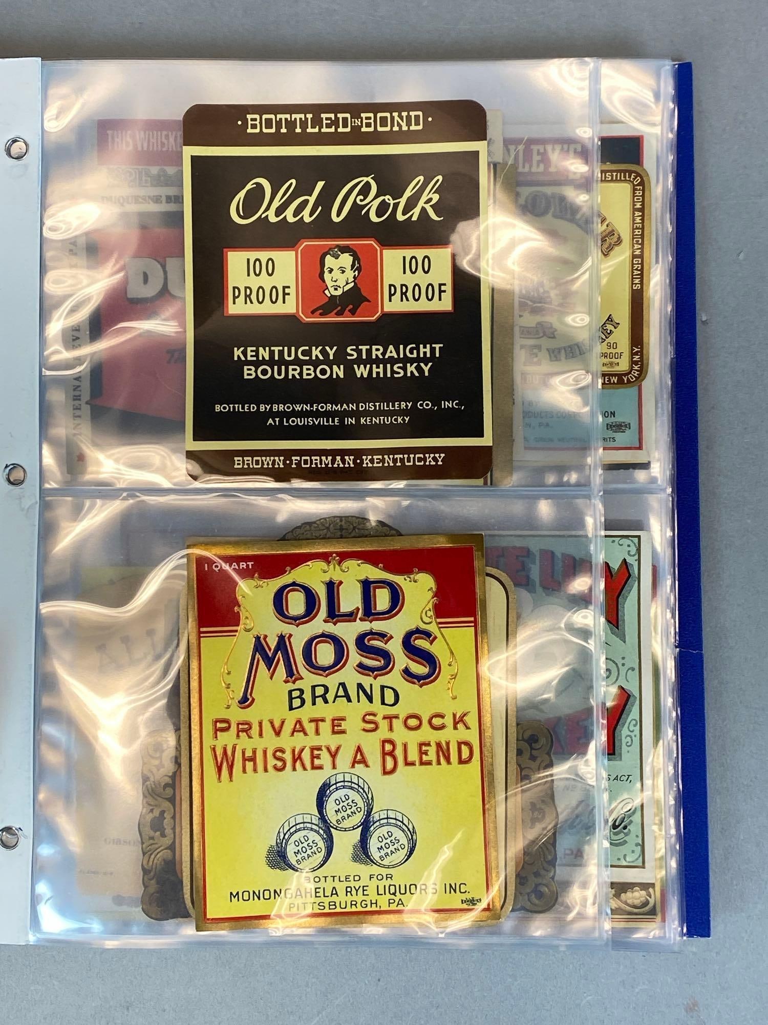 Collection of Assorted Liquor and Beer Advertising Labels (1 of 4)